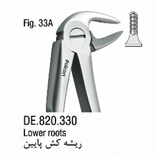 فورسپس آناتومیک ریشه کش پایین- فالکن