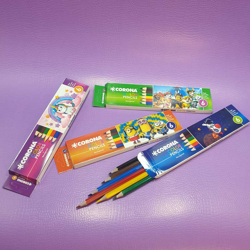 مدادرنگی 6رنگ بزرگ کرونا🎨 - 4