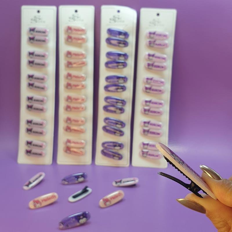 گیره انبری سانریو رزینی بیضی💖(2عددی) - 3