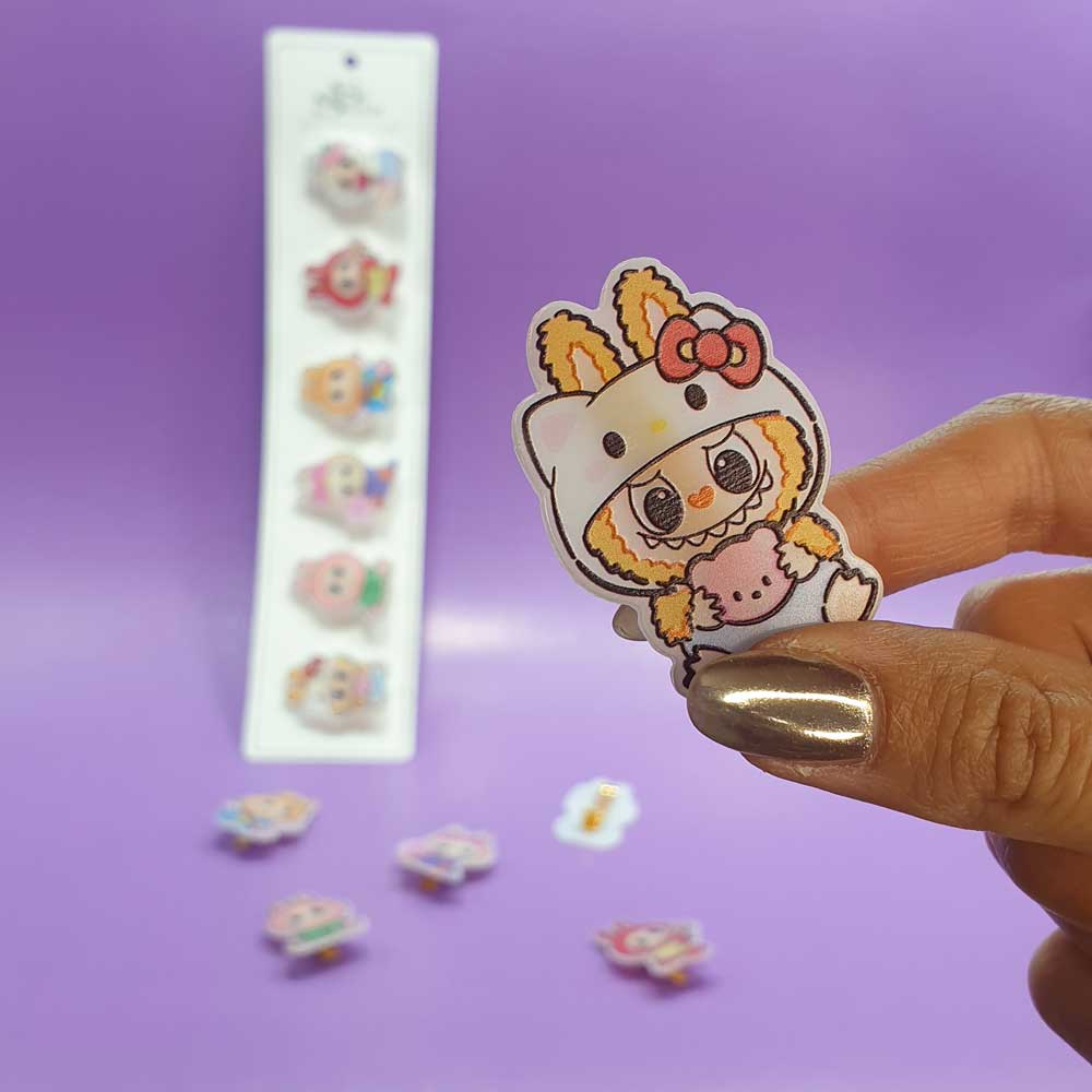 گیره انبری پیکسل دار لبوبو💝 - 2