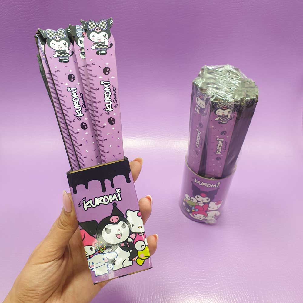 خط کش چوبی کرومی📏 - 3