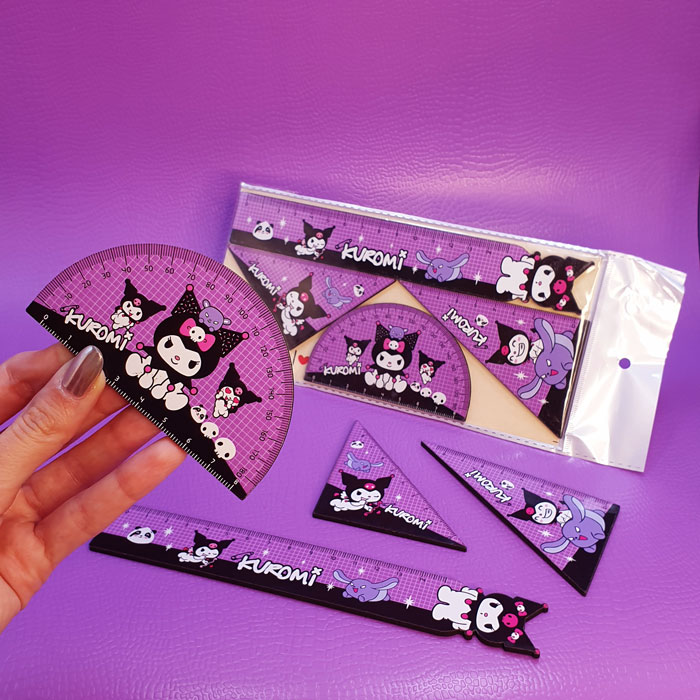 ست خط کش 4عددی کرومی👾 - 3