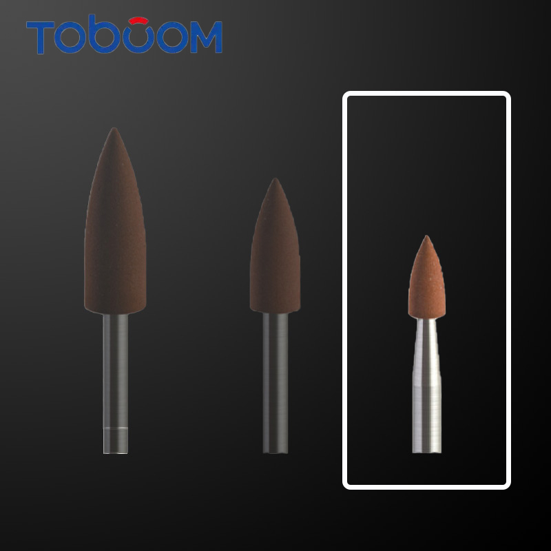 مولت پرداخت سیلیکونی آمالگام شعله ای کوچک قهوه ای توبوم