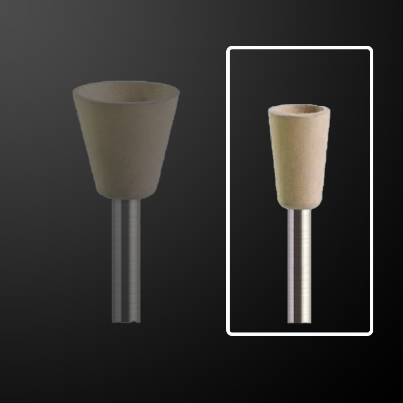 مولت پرداخت کامپوزیت کاپ شکل کوچک زرد توبوم