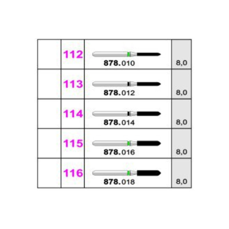 فرز الماسی توربین استوانه ای با نوک مورب-8 - 2