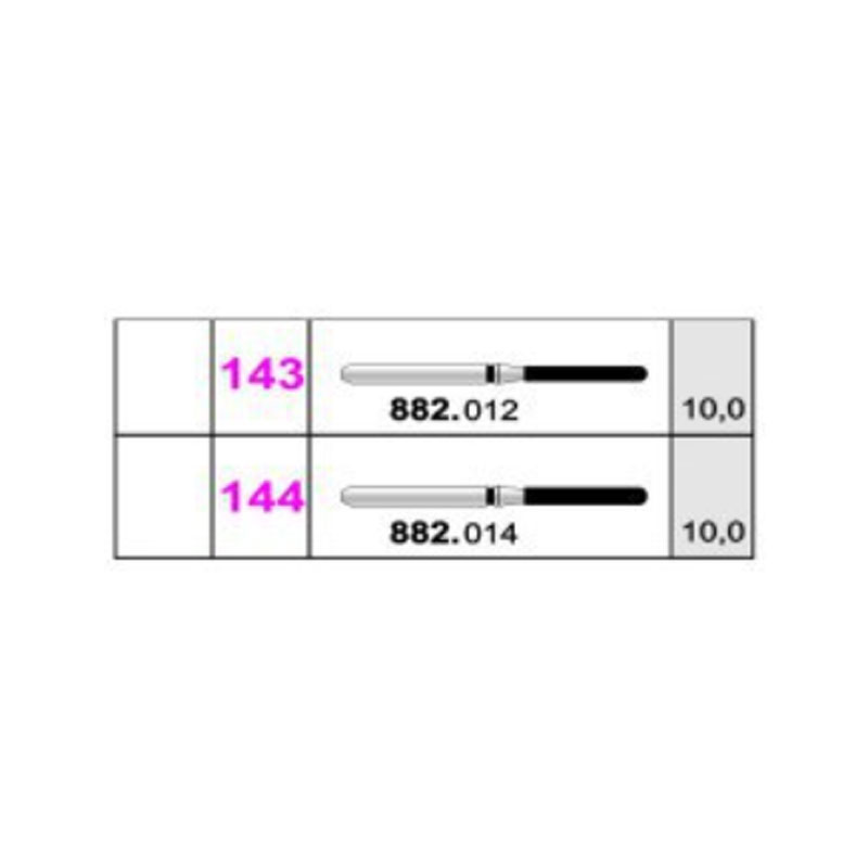 فرز الماسی توربین استوانه ای نوک گرد-10 - 2