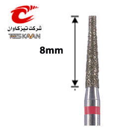 فرز الماسی کانتور روکش مخروطی ته صاف قرمز-8