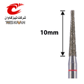 فرز الماسی کانتور روکش مخروطی ته صاف قرمز-10