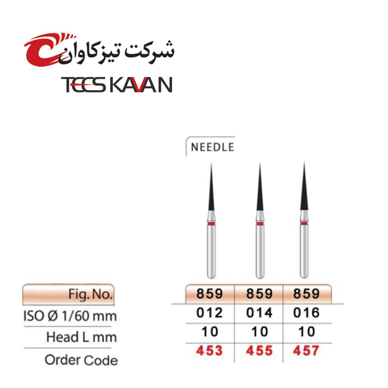 فرز الماسی کانتور روکش سوزنی قرمز-10 - 2