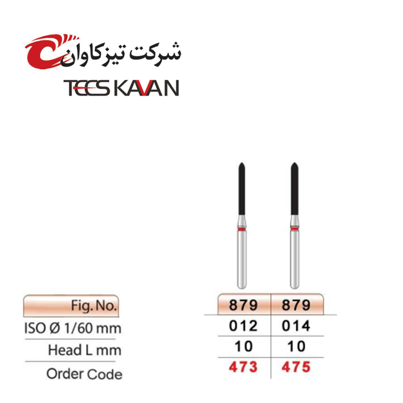 فرز الماسی کانتور روکش مخروطی قرمز-10 - 2