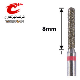 فرز الماسی کانتور روکش استوانه ای با انتهای گرد قرمز-8