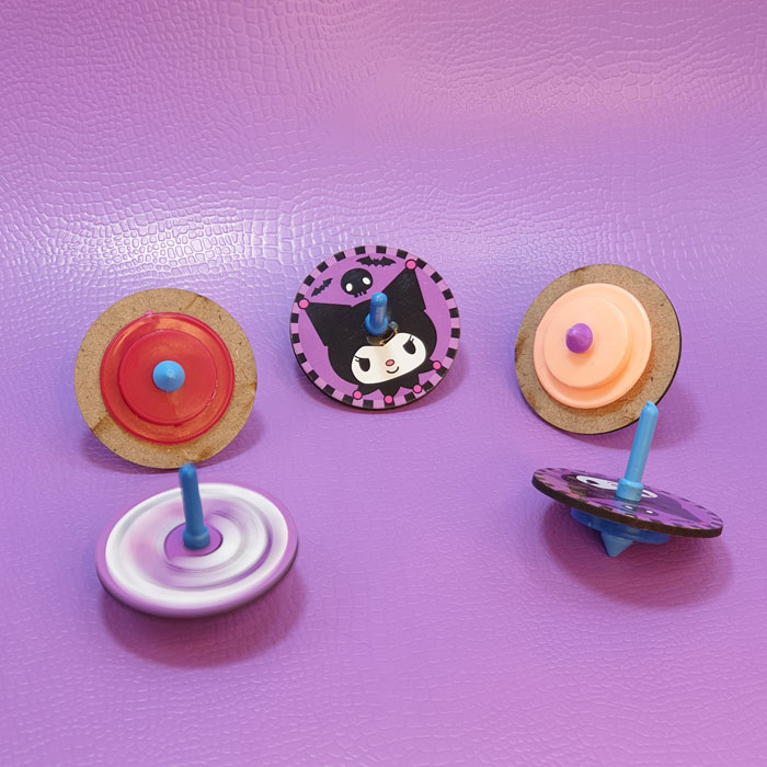 فرفره چوبی کرومی💜 - 3