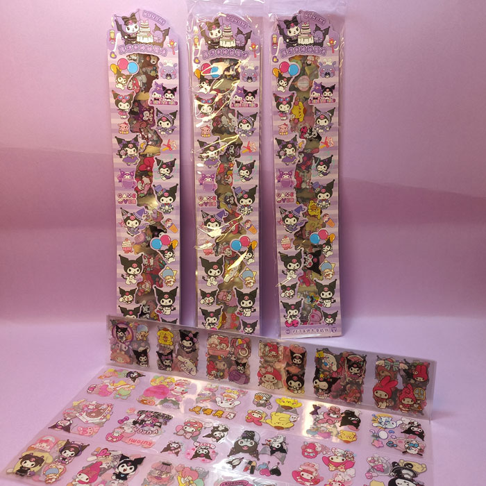 استیکر بلند شفاف کرومی🟣 - 3