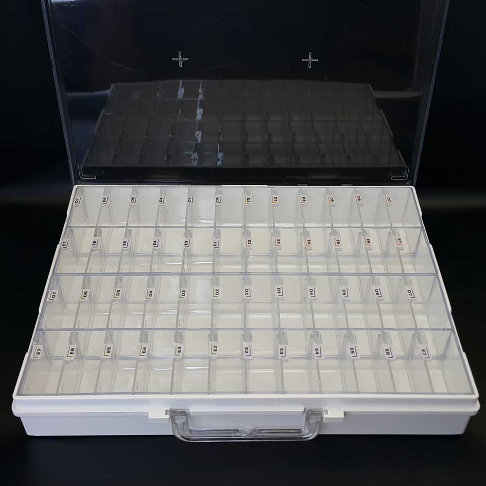 کیت حرفه ای 48 عددی روکش شیری کره ای باکس دنتال بینگ - 2