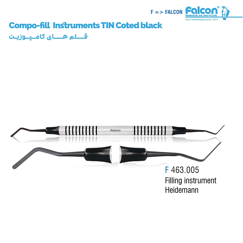 قلم کامپوزیت فیلینگ تیتانیومی مشکی هایدرمن- فالکن