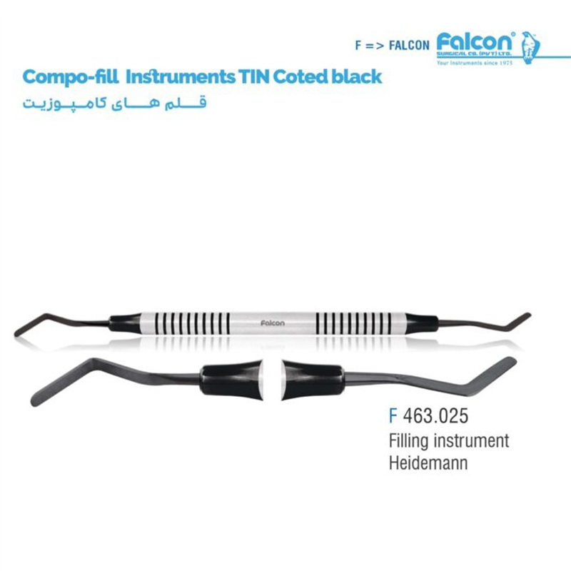 قلم کامپوزیت فیلینگ تیتانیومی مشکی هایدرمن- فالکن - 2