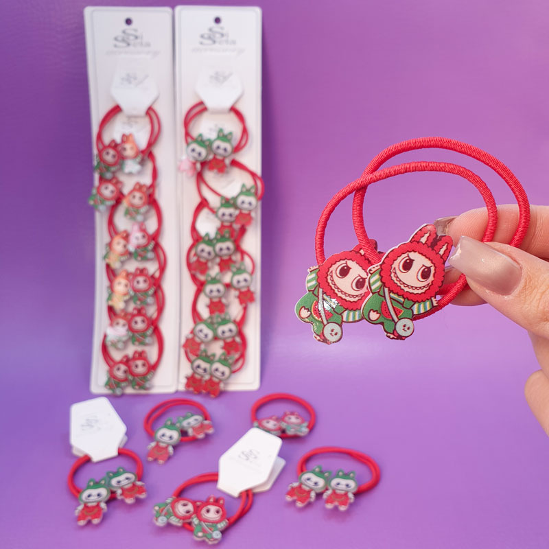 کش مو لبوبو (2عددی)👹❤️ - 3