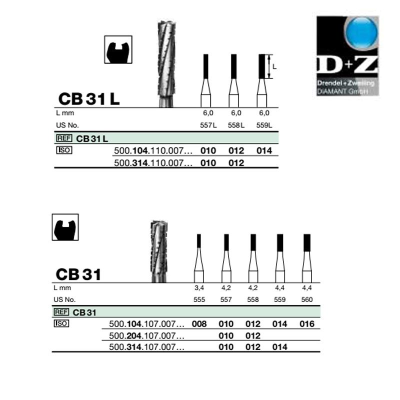 فرز کارباید هندپیس استوانه ای-44.5mm - 2
