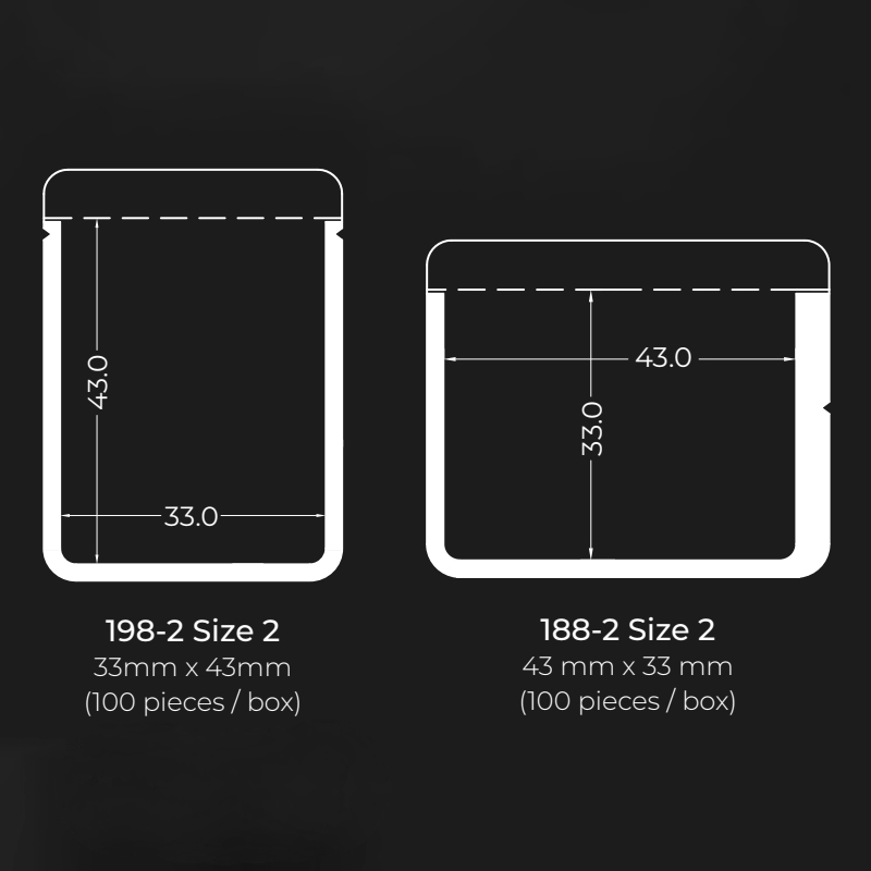 روکش سنسور فسفر پلیت 100 عددی سایز 2 پرمیوم پلاس - 5