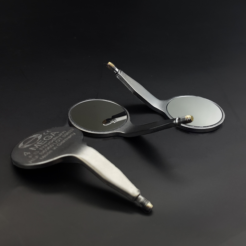 سرآینه مشکی Mega FS Rhodium هاننکرات - 4