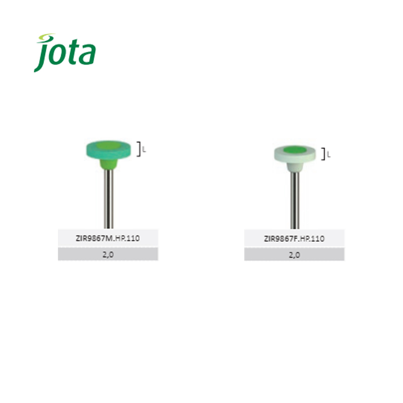 مولت سیلیکونی الماسی هندپیس پرداخت زیرکونیوم چرخی- جوتا