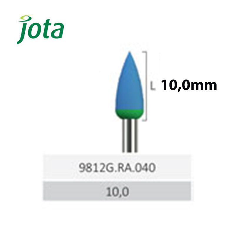 مولت سیلیکونی الماسی پرداخت سرامیک آنگل شعله ای آبی - 9812G - جوتا