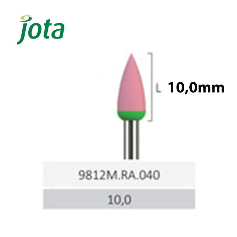 مولت سیلیکونی الماسی پرداخت سرامیک آنگل شعله ای صورتی - 9812M - جوتا
