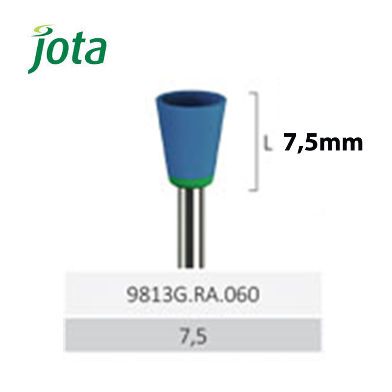 مولت سیلیکونی الماسی پرداخت سرامیک آنگل فنجانی آبی - 9813G - جوتا