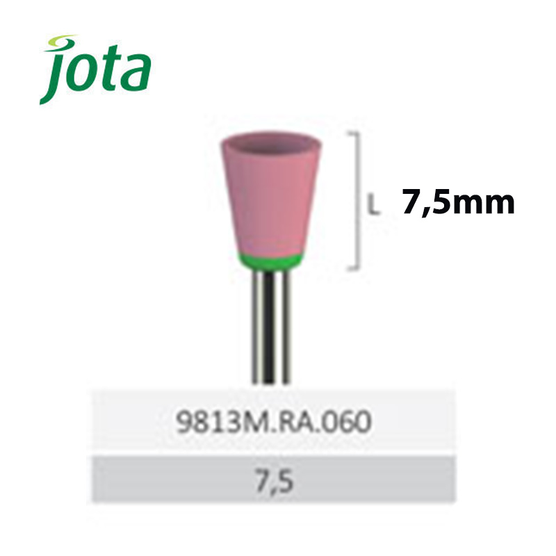 مولت سیلیکونی الماسی پرداخت سرامیک آنگل فنجانی صورتی - 9813M - جوتا