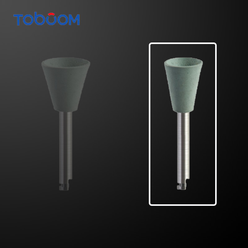 مولت پرداخت سیلیکونی آمالگام کاپ شکل متوسط سبز توبوم