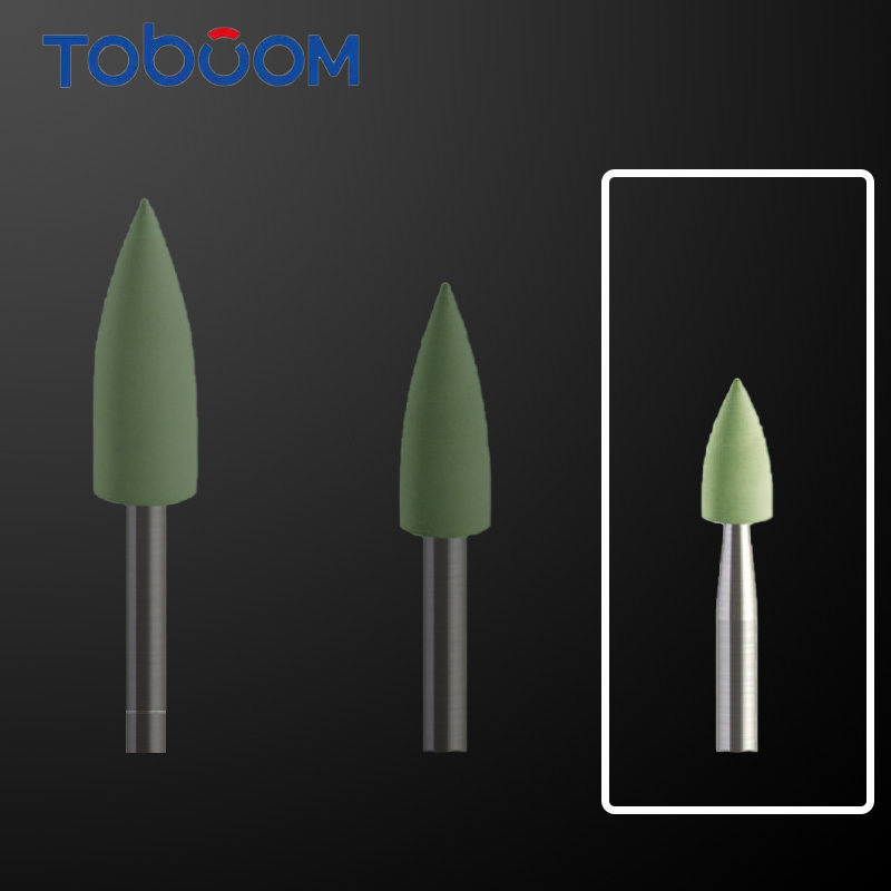 مولت پرداخت سیلیکونی آمالگام شعله ای کوچک سبز توبوم