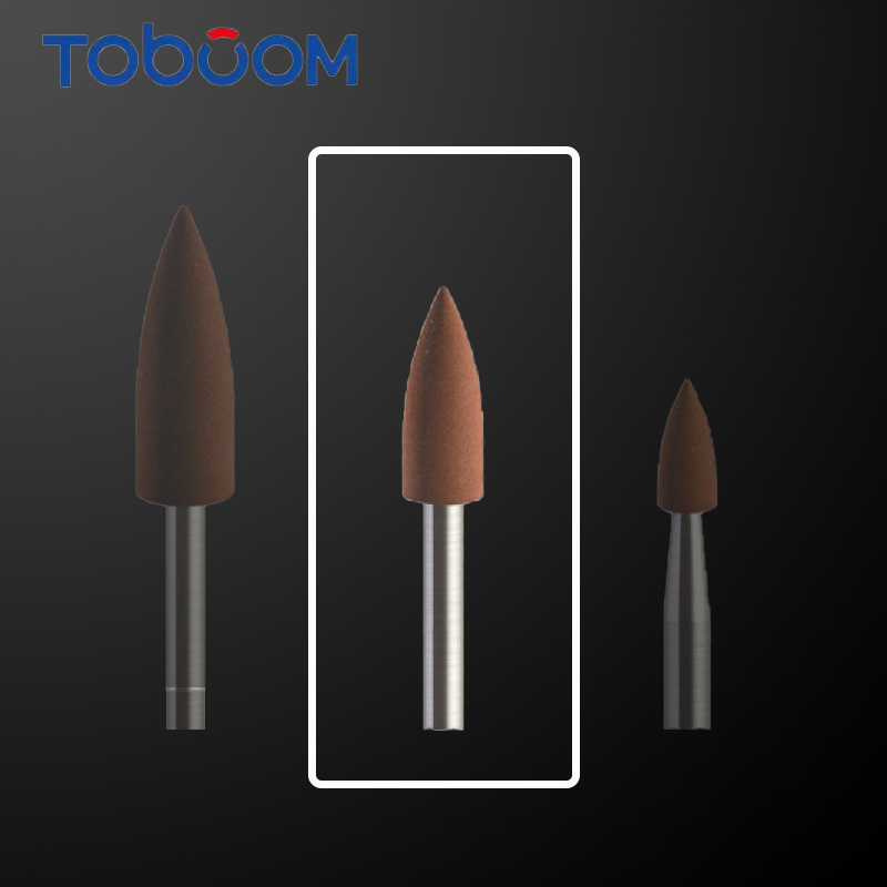 مولت پرداخت سیلیکونی آمالگام شعله ای متوسط قهوه ای توبوم