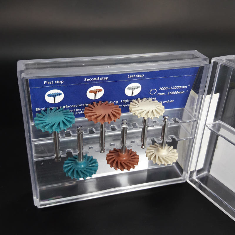 کیت دیسک پرداخت خورشیدی رزین کامپوزیت 6 عددی 3 رنگ توبوم - 2