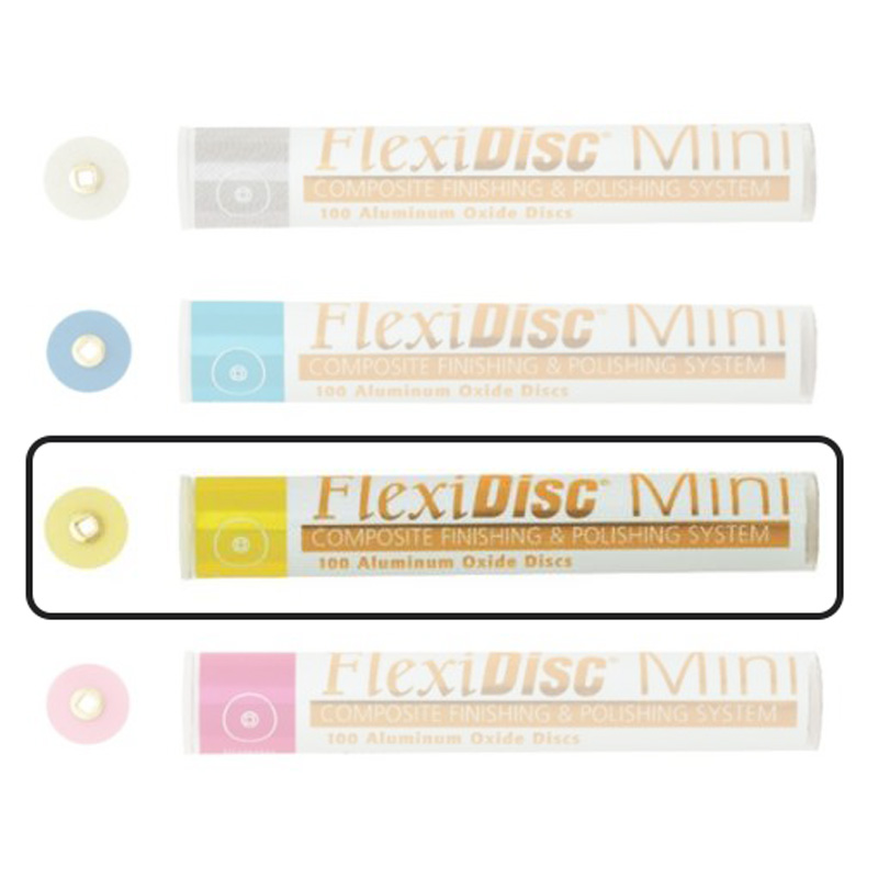 دیسک پرداخت کامپوزیت مرکزدار زرد 100 عددی کازمدنت