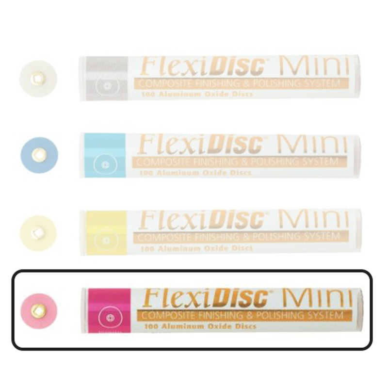 دیسک پرداخت کامپوزیت مرکزدار صورتی 100 عددی کازمدنت