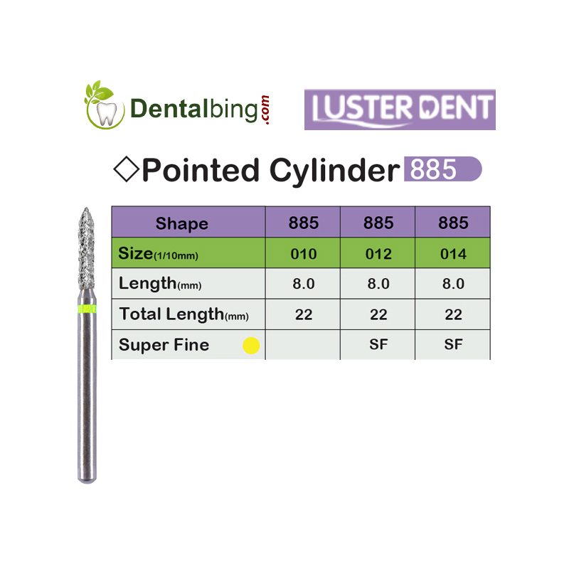 فرز الماسی پالیش توربین استوانه ای نوک تیز-885 لاستردنت - 2