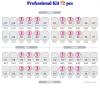 کیت حرفه ای 72 عددی روکش شیری کره ای باکس دنتال بینگ - 1